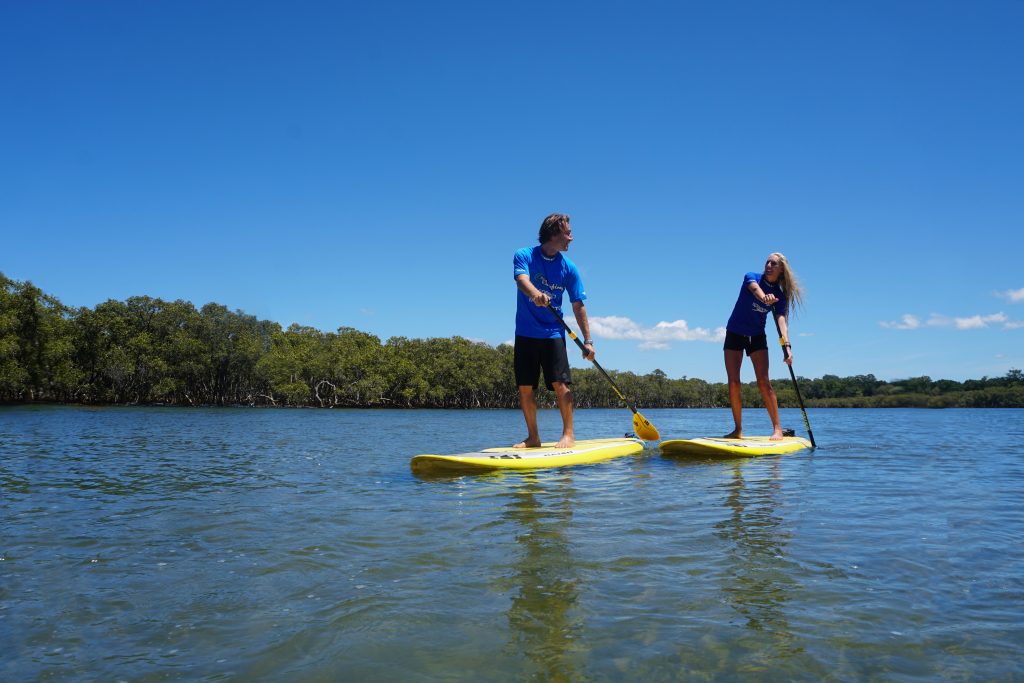 SUP in Byron Bay